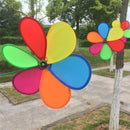 Beautiful String of 8 Windmills Long Wind Rotator Band Yard Lawn Nursery Venue DÃ©cor Accessories