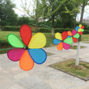 Beautiful String of 8 Windmills Long Wind Rotator Band Yard Lawn Nursery Venue DÃ©cor Accessories