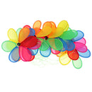 Beautiful String of 8 Windmills Long Wind Rotator Band Yard Lawn Nursery Venue DÃ©cor Accessories