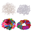 Pack of 100 Pieces DIY Sequins Windmill Wind Whirligig Children Outdoor Beach Toy Yard Lawn Ornament Kits