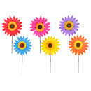 36cm DIY Sunflower Windmill Wind Rotator Kid Outdoor Playground Toy Red