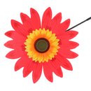 36cm DIY Sunflower Windmill Wind Rotator Kid Outdoor Playground Toy Red