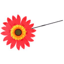 36cm DIY Sunflower Windmill Wind Rotator Kid Outdoor Playground Toy Red