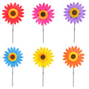 36cm DIY Sunflower Windmill Wind Rotator Kid Outdoor Playground Toy Red