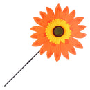 Beautiful 36cm DIY Sunflower Windmill Wind Rotator Kid Outdoor Playground Toy Nursery Venue Decor Kits Orange