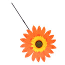 Beautiful 36cm DIY Sunflower Windmill Wind Rotator Kid Outdoor Playground Toy Nursery Venue Decor Kits Orange