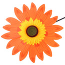 Beautiful 36cm DIY Sunflower Windmill Wind Rotator Kid Outdoor Playground Toy Nursery Venue Decor Kits Orange