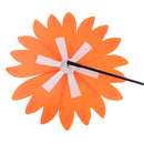Beautiful 36cm DIY Sunflower Windmill Wind Rotator Kid Outdoor Playground Toy Nursery Venue Decor Kits Orange