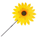 36cm DIY Sunflower Windmill Pinwheel Kids Outdoor Camping Beach Toy Home Garden Yard Decor Yellow