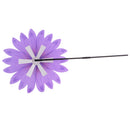 Beautiful 36cm DIY Sunflower Windmill Wind Rotator Kid Outdoor Playground Toy Nursery Venue Decor Kits Purple