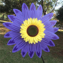 Beautiful 36cm DIY Sunflower Windmill Wind Rotator Kid Outdoor Playground Toy Nursery Venue Decor Kits Purple
