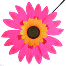 Beautiful 36cm DIY Sunflower Windmill Wind Rotator Kid Outdoor Playground Toy Nursery Venue Decor Kits Rose Red
