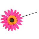 Beautiful 36cm DIY Sunflower Windmill Wind Rotator Kid Outdoor Playground Toy Nursery Venue Decor Kits Rose Red