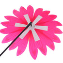 Beautiful 36cm DIY Sunflower Windmill Wind Rotator Kid Outdoor Playground Toy Nursery Venue Decor Kits Rose Red