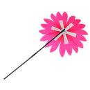 Beautiful 36cm DIY Sunflower Windmill Wind Rotator Kid Outdoor Playground Toy Nursery Venue Decor Kits Rose Red