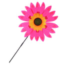 Beautiful 36cm DIY Sunflower Windmill Wind Rotator Kid Outdoor Playground Toy Nursery Venue Decor Kits Rose Red