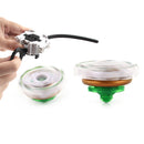 Fusion Top Rapidity Fight Master Burst Series Unicorn Ring Defense B-22 Spinning Top Ripcord Launcher Set Character Toy