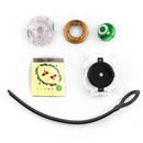 Fusion Top Rapidity Fight Master Burst Series Unicorn Ring Defense B-22 Spinning Top Ripcord Launcher Set Character Toy