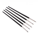 Clay Shaping Tools Pack of 5 Clay Color Shapers Modeling Sculpting Wipe Out Tools Silicone Rubber Tip Brushes for Shaping/Pottery/Clay Sculpture/Modeling