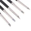 Clay Shaping Tools Pack of 5 Clay Color Shapers Modeling Sculpting Wipe Out Tools Silicone Rubber Tip Brushes for Shaping/Pottery/Clay Sculpture/Modeling