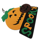 Cartoon Halloween Party Supplies Haunted House Wall/Door Pumpkin Hanging Decoration Kids Toy- Spooky