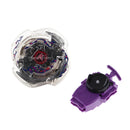 Metal Fusion 4D Rapidity Fight Master Burst Starter Spinning Top String Launcher Set Toy - Deathscyther Oval Accel B-12