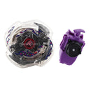 Metal Fusion 4D Rapidity Fight Master Burst Starter Spinning Top String Launcher Set Toy - Deathscyther Oval Accel B-12