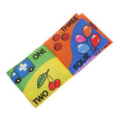 6pcs Set Baby Kids Intelligence Development Soft Cloth Cognize Shapes Colors Numbers Book with Sound Early Learning Toys