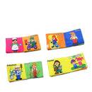 6pcs Set Baby Kids Intelligence Development Soft Cloth Cognize Shapes Colors Numbers Book with Sound Early Learning Toys