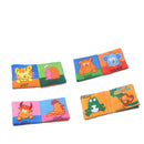6pcs Set Baby Kids Intelligence Development Soft Cloth Cognize Shapes Colors Numbers Book with Sound Early Learning Toys
