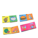 6pcs Set Baby Kids Intelligence Development Soft Cloth Cognize Shapes Colors Numbers Book with Sound Early Learning Toys