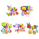 Cute Spiral Activity Stroller Car Seat Cot Lathe Hanging Bell Baby Play Travel Toys Newborn Baby Rattles Infant Soft Plush Toys Lion