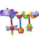 Soft 0-12 Months Baby Toy Spiral Bed Stroller Car Seat Hanging Educational Rattle Toys for Newborns Sleeping Birthday Chrismas Gifts Elephant