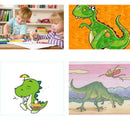 Jurassic Era DIY Coloring Painting Animal 3D Tyrannosaurus Rex Dinosaur Model Drawing Graffiti Baby Kids Children Painting Tool Educational Kindergarten Toys Christmas Gifts