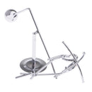 Metal Craft Perpetual Balance Art Motion Toy Figurine Stainless Steel Small Airplane Mold Home Desk Decorative Accessory