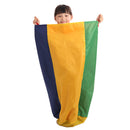 70x90cm Double-Layer Colorful Striped Jumping Bag Leaping Sack Balance Training Outdoor Sports Garden Lawn Activity Toy