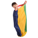 70x90cm Double-Layer Colorful Striped Jumping Bag Leaping Sack Balance Training Outdoor Sports Garden Lawn Activity Toy