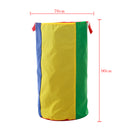 70x90cm Double-Layer Colorful Striped Jumping Bag Leaping Sack Balance Training Outdoor Sports Garden Lawn Activity Toy