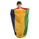 70x90cm Double-Layer Colorful Striped Jumping Bag Leaping Sack Balance Training Outdoor Sports Garden Lawn Activity Toy