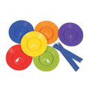 6 Set Plastic Juggling Spinning Plates Sticks Performance Props Kids Adult Balance Classic Toy Indoor Outdoor Fun Sports Games