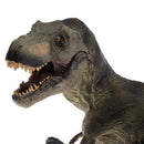 Jurassic Dinosaur Toy Resin Tyrannosaurus Action Figure Kids Educational Toy Gift - Green 6.3'' Tall