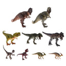 Jurassic Dinosaur Toy Resin Tyrannosaurus Action Figure Kids Educational Toy Gift - Green 6.3'' Tall