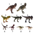 Jurassic Dinosaur Toy Resin Tyrannosaurus Action Figure Kids Educational Toy Gift - Green 6.3'' Tall