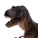 Jurassic Dinosaur Toy Resin Tyrannosaurus Action Figure Kids Educational Toy Gift - Brown 6.3'' Tall