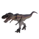 Realistic Hand Painted Jurassic Tyrannosaurus Dinosaur Model Toy Animal Action Figure - Gray & Purple 4.9'' Tall