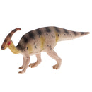 Jurassic Dinosaur Toy Resin Parasaurolophus Action Figure Kids Educational Toy Gift - Brown 2.95'' Tall