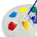 10 Grids Oval Color Mixing Palettes Watercolor Oil Acrylic Color Art Palettes