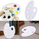 10 Grids Oval Color Mixing Palettes Watercolor Oil Acrylic Color Art Palettes