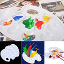 10 Grids Oval Color Mixing Palettes Watercolor Oil Acrylic Color Art Palettes