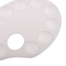 10 Holes Oval Plastic Acrylic Color Art Palette Watercolor Art Paint Drawing Tray Plate Disk Artist Essential Tools